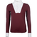 HKM Women's Long Sleeve Competition Shirt -Virginia- #colour_bordeaux