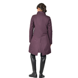 Weatherbeeta Ladies All Purpose Waterproof Longline Equestrian Jacket #colour_mulberry