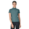 Dublin Ladies 1/4 Zip Breathable Short Sleeve Top #colour_washed-teal