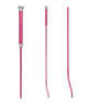 Waldhausen Dressage Whip With Gel Handle #colour_pink