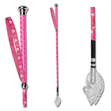 Waldhausen Heart Kids Whip With Horse Head Clap #colour_azalea