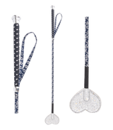 Waldhausen Lucky Heart Kids Whip With Silver Heart Clap #colour_night-blue