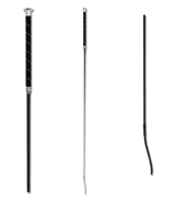 Waldhausen Dressage Whip With Velours Handle #colour_black