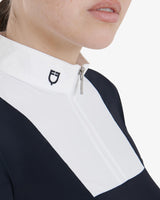 Equestro Women's Short-Sleeved Slim Fit Competition Polo Shirt