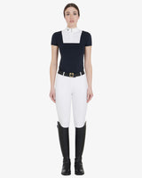 Equestro Women's Short-Sleeved Slim Fit Competition Polo Shirt