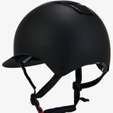 Equestro Ultra-Light Helmet In Resistant Matte Plastic #colour_black