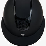 Equestro Ultra-Light Helmet In Resistant Matte Plastic #colour_black