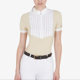 Equestro Leather Belt With Snaffle Bits #colour_brown-gold