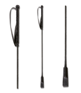 Waldhausen Jumping Bat with Narrow Leather Flapper #colour_black