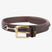 Equestro Leather Belt With Snaffle Bits And Rhinestones #colour_brown-gold