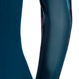 HKM Ladies Functional Shirt -Essentials Flower #colour_petrol