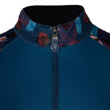 HKM Ladies Functional Shirt -Essentials Flower #colour_petrol
