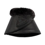 Acavallo Bell Boots Faux Sheepskin & Hook-And-Loop Closure #colour_black