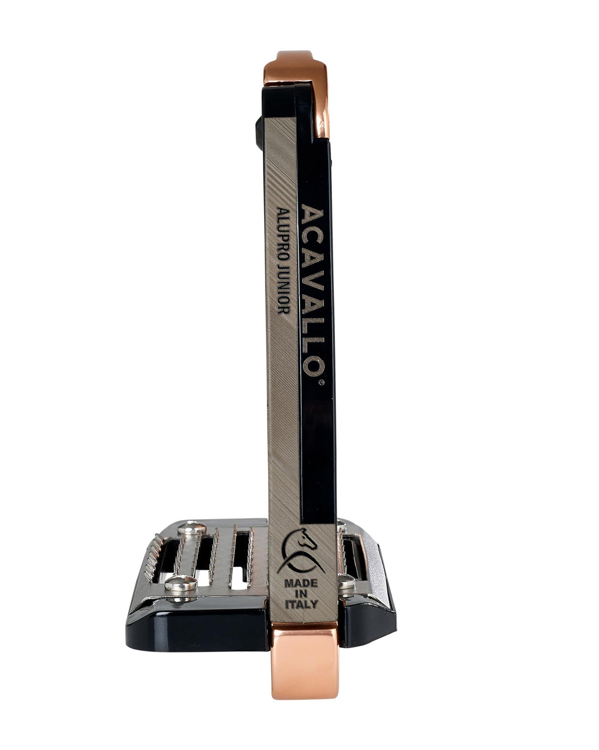 Acavallo Arena Alupro Junior Stirrups #colour_rose-gold