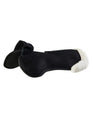 Acavallo Pad Piuma-FS WFS-FS Pocket Suede Flat #colour_black-white