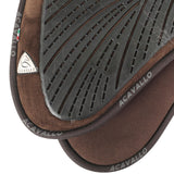 Acavallo Pad Mf Jccs Cw-Fs Suede Grip Gel Flat #colour_brown