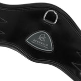 Acavallo Anatomical Dressage Girth Leather #colour_black