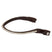 Acavallo Browband Calfskin & Round Crystals #colour_brown-transparent