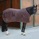Acavallo Fleece Stable Rug 800G #colour_brown