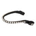 Acavallo Browband Calfskin & Oval Crystals #colour_black-transparent