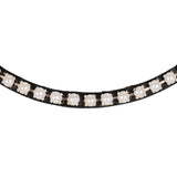 Acavallo Browband Calfskin & Pearls #colour_black-white