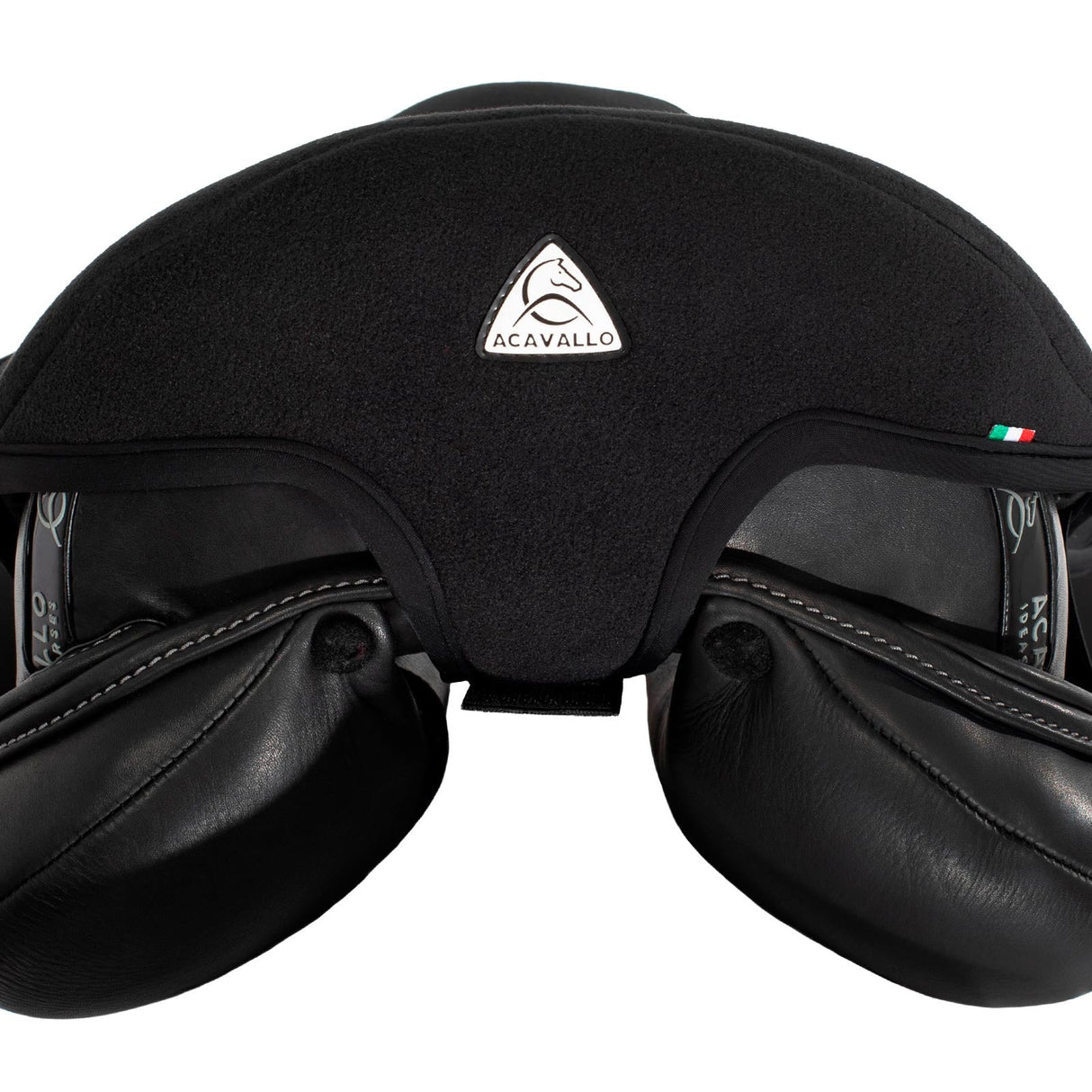 Acavallo Ortho-Pubis Seat Saver Dressage Classic Gel-In Dri-Lex 20mm #colour_black