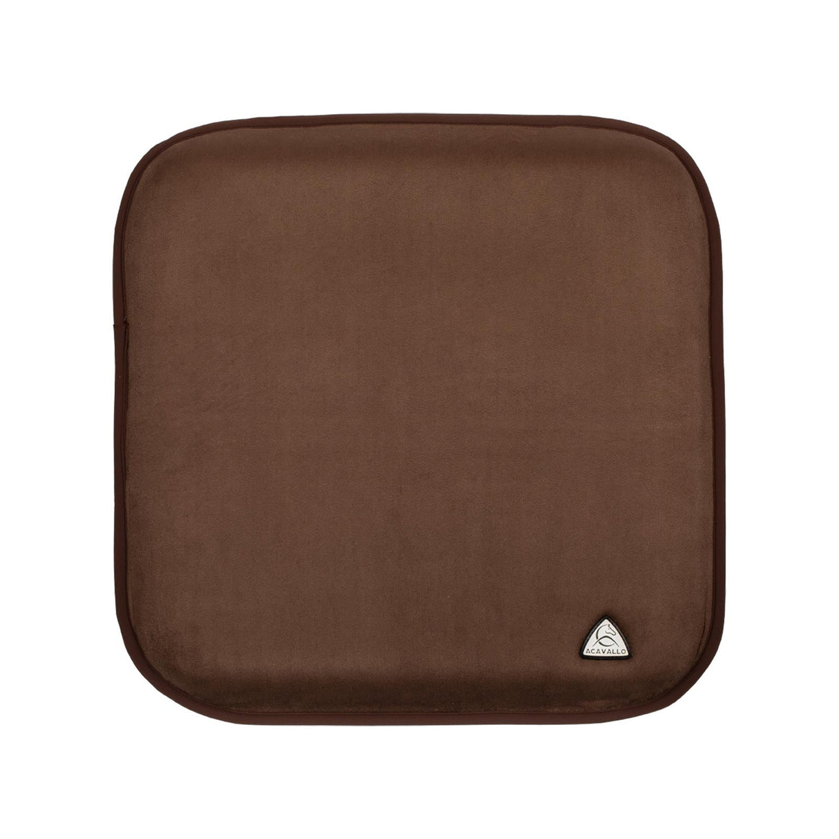 Acavallo Chair Seat Saver Classic Gel Suede #colour_brown