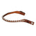 Acavallo Browband Calfskin & Starry Crystals #colour_cognac-transparent