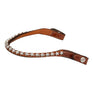 Acavallo Browband Calfskin & Starry Crystals #colour_cognac-transparent
