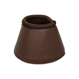 Acavallo Bell Boots Eco-Leather & Hook-And-Loop Closure #colour_brown