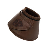 Acavallo Bell Boots Eco-Leather & Hook-And-Loop Closure #colour_brown