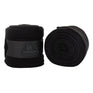 Acavallo Fleece Exercise Bandages Hook-And-Loop Closure Fastening #colour_black