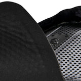 Acavallo Gel Ns-S Classic-S 1/2 Cut-Out Dri-Lex Flat #colour_black-black