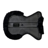 Acavallo Gel Ns-S Classic-S 1/2 Cut-Out Flat #colour_black-black