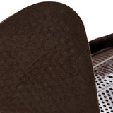 Acavallo Gel Ns-S Classic-S 1/2 Cut-Out Dri-Lex Flat #colour_brown-brown