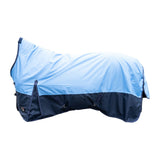 HKM 600D Light Highneck Rug -Norwich- #colour_navy-blue-light-blue