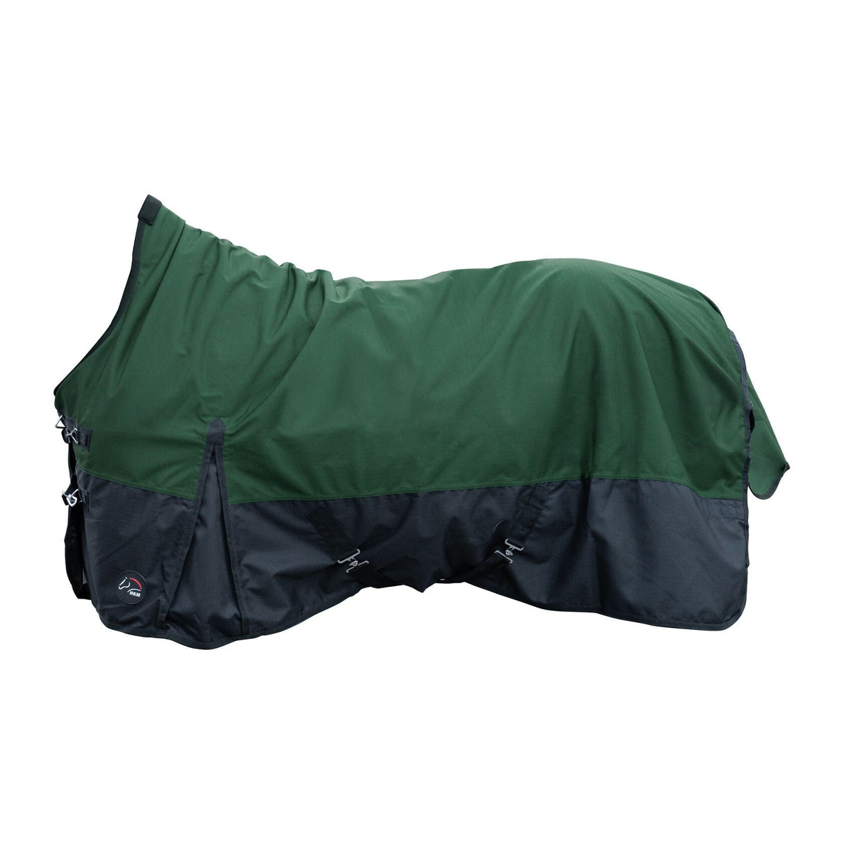 HKM 1200D 100g Highneck Rug -Glasgow- #colour_deep-green-black