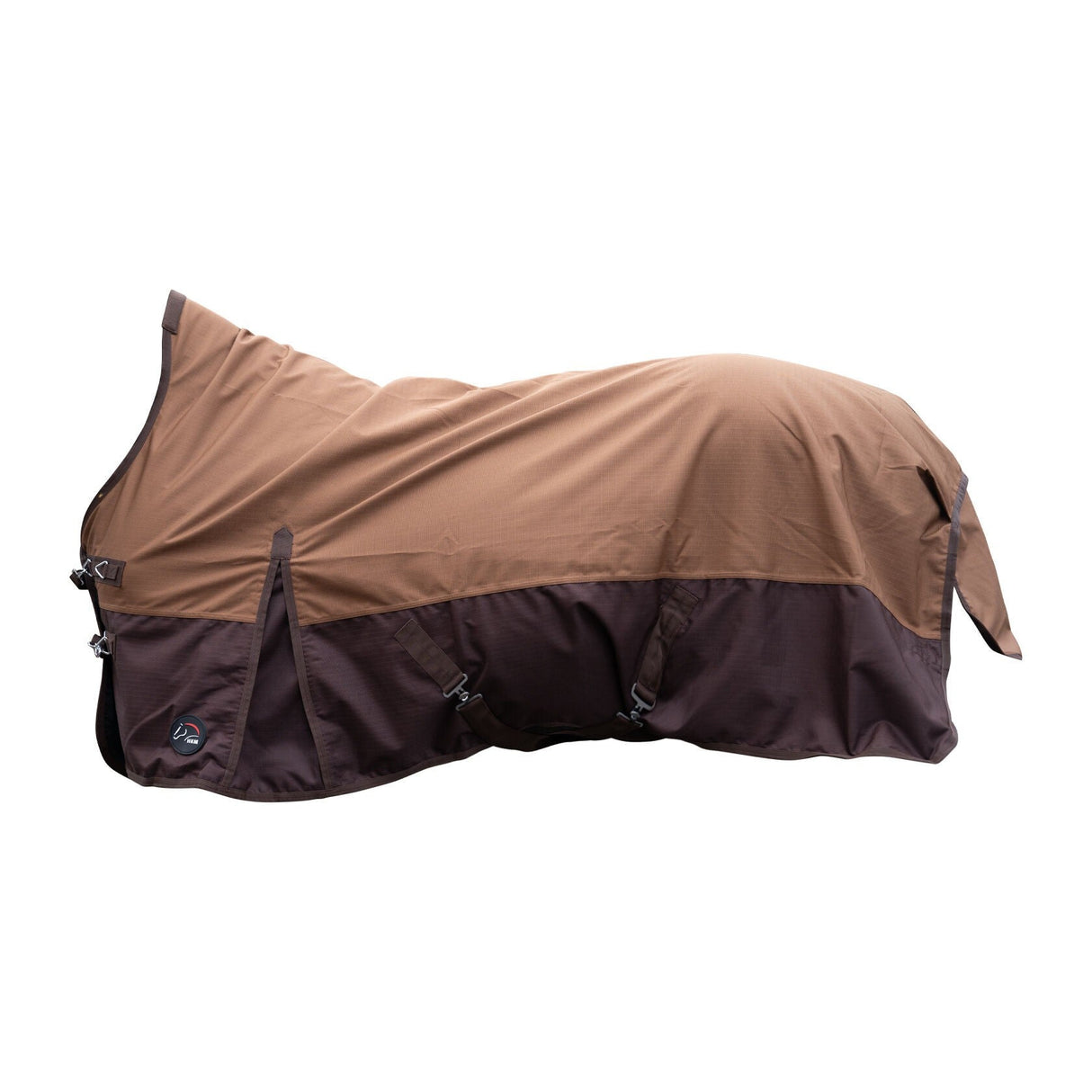 HKM 1200D 100g Highneck Rug -Glasgow- #colour_caramel-brown