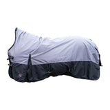 HKM 1200D 100g Highneck Rug -Glasgow- #colour_grey-black