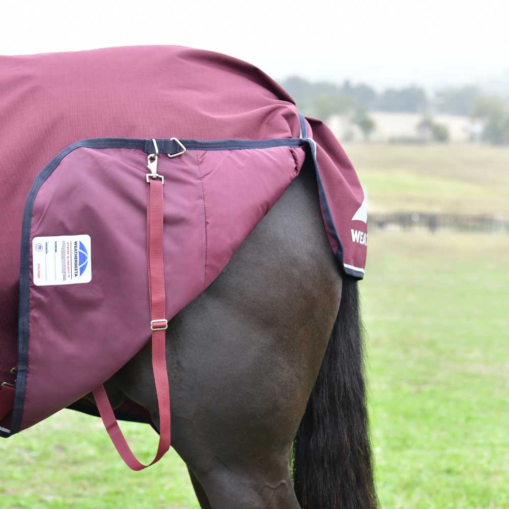 Weatherbeeta Comfitec Essential 50G Combo Turnout #colour_burgundy-navy