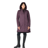 Weatherbeeta Ladies All Purpose Waterproof Longline Equestrian Jacket #colour_mulberry