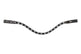 HKM Browband -Amazing- #colour_black-silver