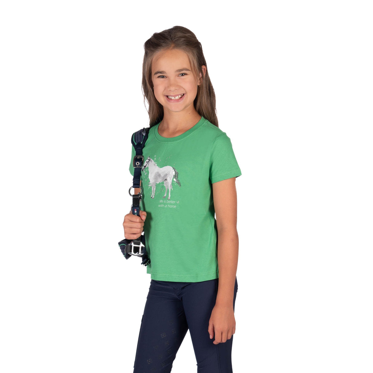 HKM Children's T-shirt -Sparkle- #colour_green