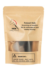 HKM Grooming Set Wood -Hobby Horsing-