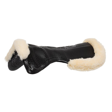 Acavallo Gel Ns-S Classic-S 1/2 Cut-Out Flat #colour_black-natural