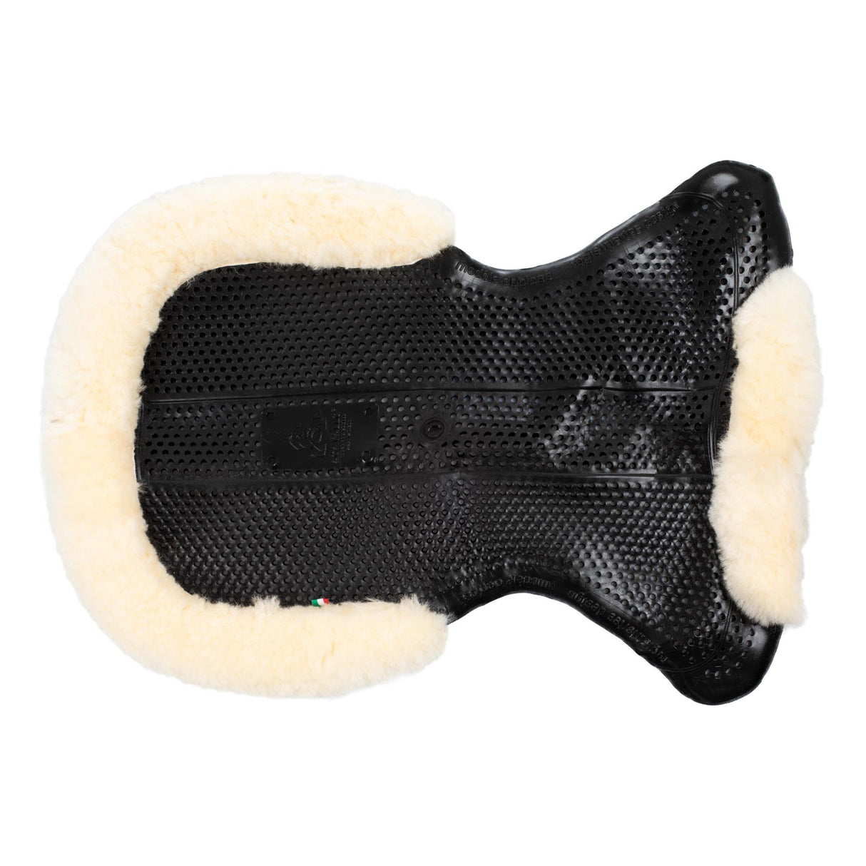 Acavallo Gel Ns-S Classic-S 1/2 Cut-Out Flat #colour_black-natural