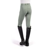 HKM Children's Silicone Full Seat Riding Leggings -Mia- #colour_sage