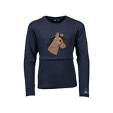 HKM Children's Longsleeve Shirt -Mia- #colour_deep-blue