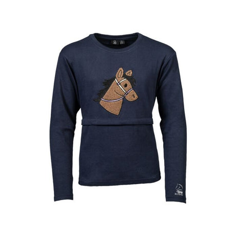 HKM Children's Longsleeve Shirt -Mia- #colour_deep-blue