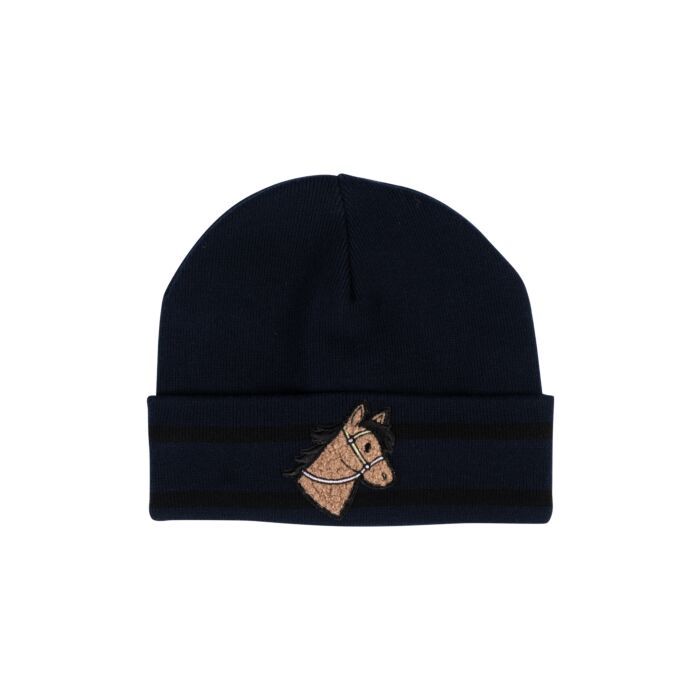 HKM Children's Beanie -Mia- #colour_deep-blue